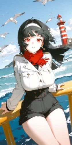 耀嘉音 海风 二次元壁纸 游戏绝区零 肉肉腿 唯美