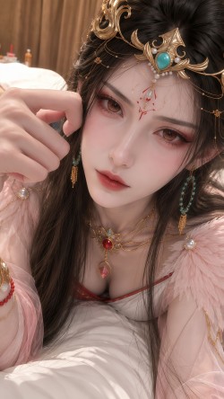 仙逆国漫美女红蝶图片 高清好看颜值壁纸