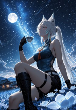 二次元游戏崩坏星穹铁道少女高清壁纸 飞霄 AI绘画 米哈游