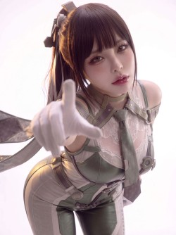 nikke胜利女神，剑星AI美女cos图片