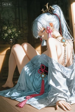 原神美女角色人物 氛围感露背壁纸 唯美好看