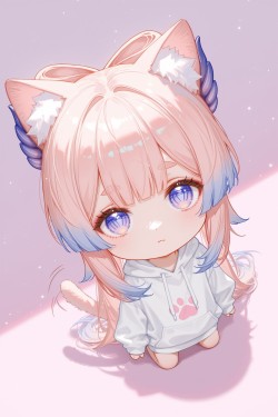 Q版可爱猫猫 原神女孩 游戏角色 超高清唯美萌系壁纸