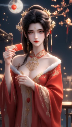 解锁诛仙专属好运。陆雪琪  壁纸 国漫