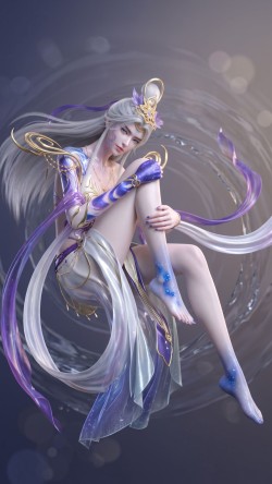 莫仙 完美世界国漫女神 超高清手机壁纸 动漫美女写真图片