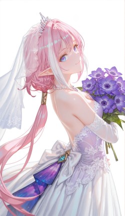 爱莉希雅花嫁 崩坏三 ai二次元游戏人物少女