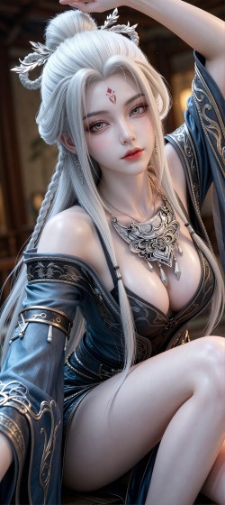 诛仙狐妖小白好看福利图片，国漫女神3D壁纸分享