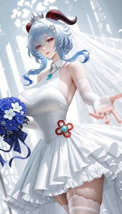 旅行者梦中的花嫁 <strong>原神</strong>二次元游戏壁纸