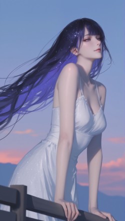 原神雷电将军、八重神子二次元游戏角色人物，精细高清唯美太好看了美女壁纸