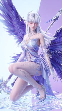 神印王座圣彩儿国漫女主壁纸，3D动漫美女角色人物图片在线欣赏