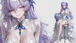 鸣潮 坎特蕾拉 婚嫁 AI制作 福利游戏电脑壁纸桌面