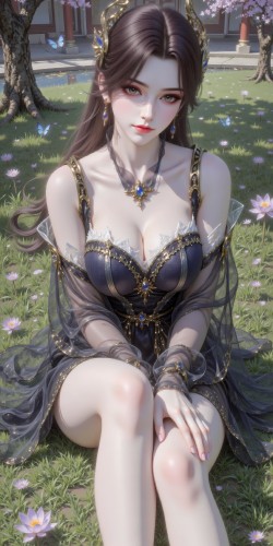ai绘画 斗破苍穹 国漫女神 曹颖