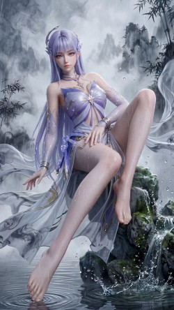 国漫美女 神印王座 宁采儿 国漫壁纸 动漫动画 腿控 大长腿美女