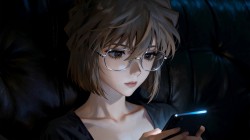 灰原哀雪莉暗黑系电脑壁纸 cosplay教程 二次元漫展 二次元手办开箱