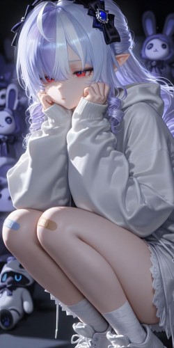 绝区零忧郁女团。星见雅 仪玄 <strong>ai绘画</strong> 薇薇安