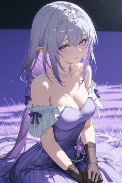 二次元同人星穹铁道遐蝶 游戏角色人物美女手机壁纸图包