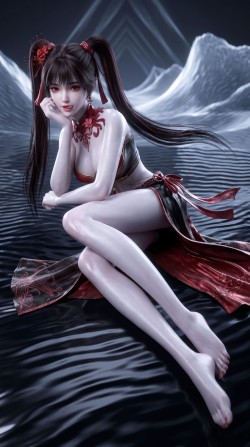 一斩苍穹罗婍AI美图，动漫人物国漫大长腿美女壁纸