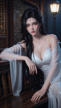 动漫国漫动画斗破苍穹玄衣 美女氛围感写真、美女时尚街拍、美女护肤教程