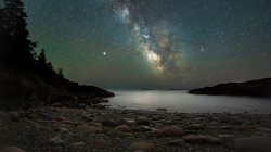 海滩 星空 晚上 风景 电脑 壁纸