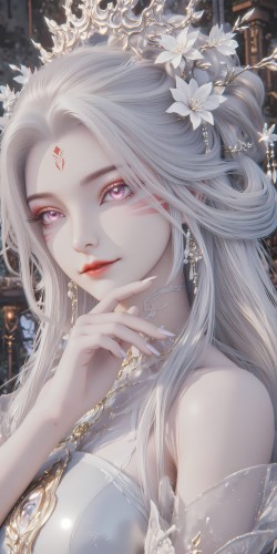 诛仙狐妖御姐小白新建模，动漫动画国漫女神美女图片壁纸分享，细节拉满太好看魅惑了