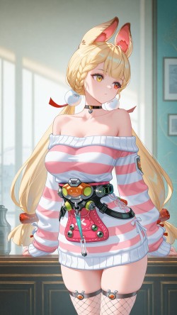 绝区零 爱丽丝 二次元角色 游戏女孩 渔网袜 高画质