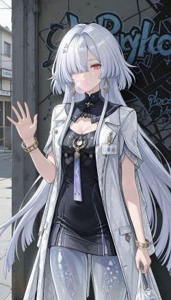 鸣潮莫宁，ai绘画作图壁纸分享，高清美感十足