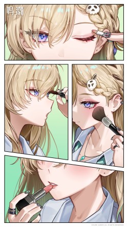 每天都能带着完美妆容出席早课的秘诀？游戏鸣潮琳奈