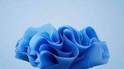 3d Windows 11 蓝色 桌面壁纸