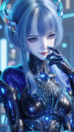 恶魔巴巴塔 动漫国漫美女 吞噬星空 机器人智能生命体