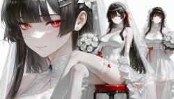 鸣潮 千咲花嫁 婚嫁 AI制作 游戏高清电脑壁纸桌面
