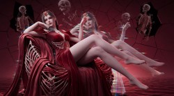 斗罗大陆绝世唐门国漫御姐红衣魅魔电脑壁纸