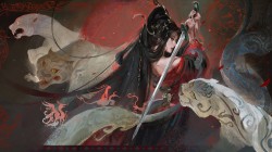 虞姬 长剑 神兽 超清电脑壁纸