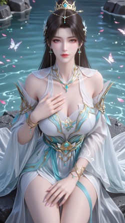 萧薰儿古薰儿AI超高清美图壁纸 斗破苍穹女主之一 性感福利 国漫美女