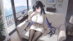游戏崩坏星穹铁道大丽花 高清电脑桌面 黑丝裤袜美腿