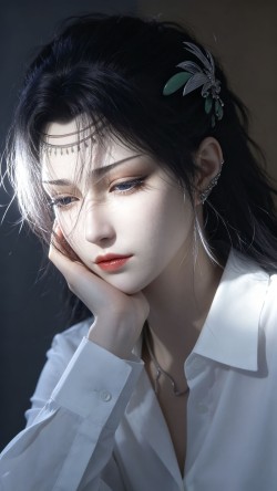 忧郁版云韵 斗破苍穹国漫美女 现代穿搭 人物细节真实还原