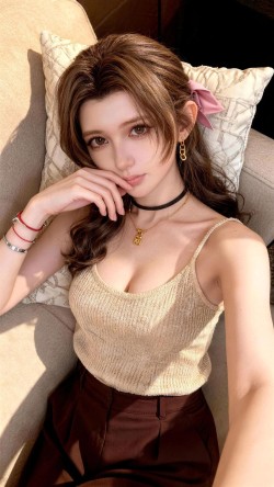 爱丽丝自拍 最终幻想7 男友视角ootd 打破次元壁 游戏女角色