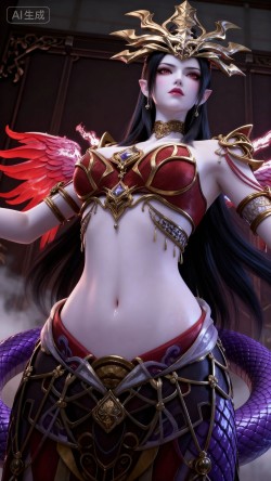 斗破苍穹美杜莎女王壁纸 国漫女神 绝美彩鳞美图壁纸
