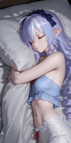 <strong>绝区零</strong>妹子们的睡颜，晚安~ 零艾莲 薇薇安