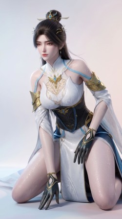 灵溪美图 大主宰动画国漫女神 国漫美女AI绘画