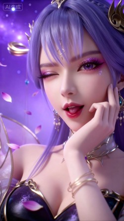 天穹长老4k高清壁纸 动漫动画百炼成神 调皮可爱性感版