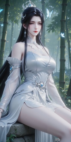 诛仙肉感御姐陆雪琪喜欢吗，动漫动画国漫女主手机壁纸，肉肉腿大长腿