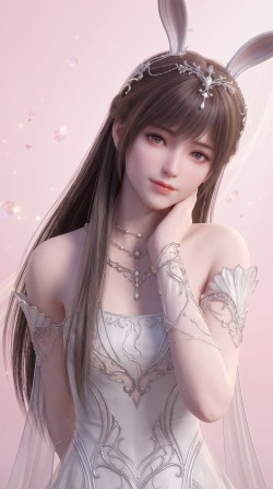 斗罗大陆小舞AI美图 国漫女神 AIGC 高清壁纸 兔子
