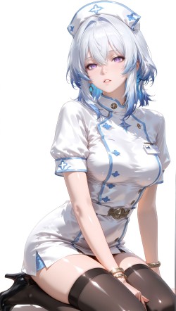 嘉贝莉娜 鸣潮 手机壁纸 cosplay 护士黑丝袜