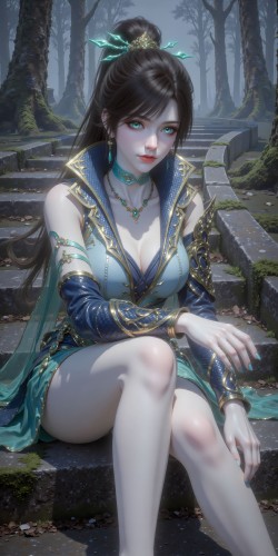 斗破苍穹 #国漫美女 #ai绘画 青鳞