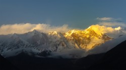 日落金山 日照金山电脑壁纸图片
