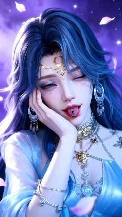 永劫无间联动斩神 席拉皮肤（倪克斯）4k手机壁纸 成熟X俏皮