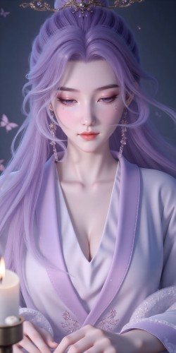 国漫女神 云霄仙子 ai绘画 无法抵抗的温柔。