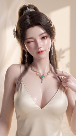 性感国漫AI美图美女萧熏儿《斗破苍穹》动漫女神 AIGC