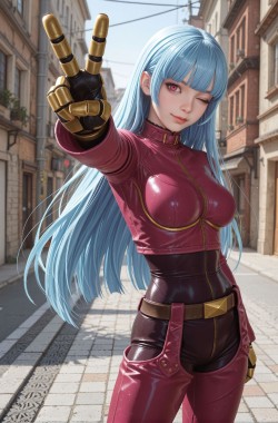 冰女库拉 <strong>拳皇</strong>2002 二次元少女壁纸 游戏