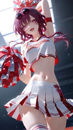 二次元游戏 拉拉队 <strong>崩坏星穹铁道</strong> 镜流 流萤 知更鸟 卡芙卡 美女壁纸图片