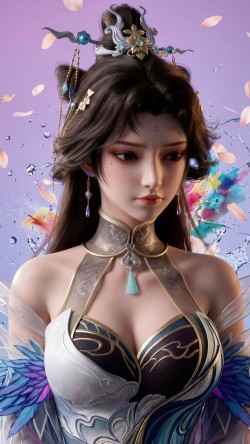 国漫壁纸 大长腿 国漫女神系列 动漫女角色 高清创意壁纸